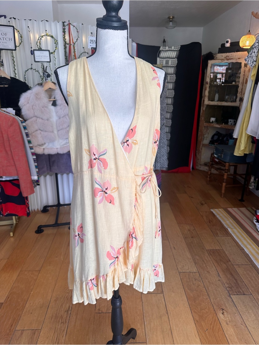 Rails Madison Wrap Dress in Eden Print